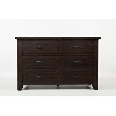 Jofran Jackson Lodge Rustic Distressed Acacia Double Dresser
