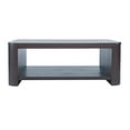 thumbnail image 1 of Jofran Janzen Contemporary Modern 50" Rolling Coffee Table with Open Storage Shelf, 1 of 9
