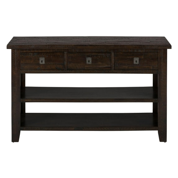 Jofran Kona Grove 50" Distressed Rustic Solid Acacia Sofa Table