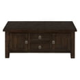 thumbnail image 1 of Jofran Kona Grove Distressed Rustic Solid Acacia Rectangle 48" Coffee Table, 1 of 4