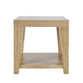 thumbnail image 1 of Jofran Laurel Creek Modern Contemporary 24" Square End Table with Open Shelf, 1 of 20