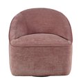 thumbnail image 1 of Jofran Lulu Mid-Century Modern Upholstered Casual Swivel Accent Chair, 1 of 4