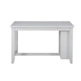 thumbnail image 1 of Jofran Madaket Rustic Solid Reclaimed Pine 60" Counter Height Table with 3 Shelf Storage, 1 of 4