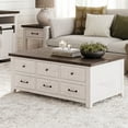 thumbnail image 1 of Jofran Madison County Rustic Reclaimed Pine 48" Farmhouse Harris Lift-Top Coffee Table, 1 of 12