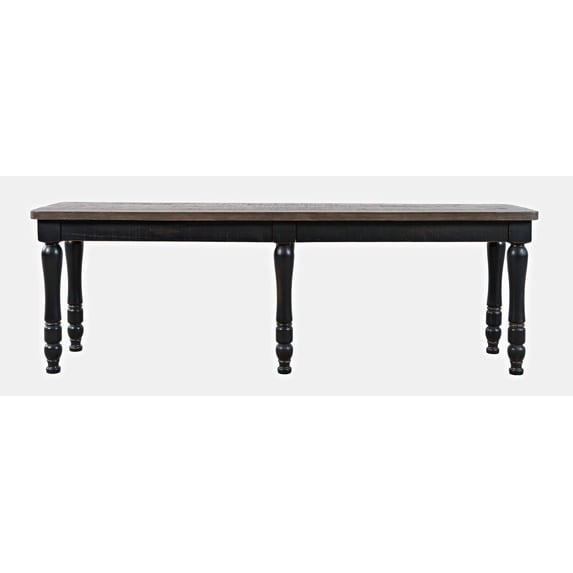 Jofran Madison County Rustic Reclaimed Pine Farmhouse 54" Dining Bench