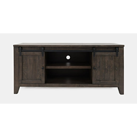 Jofran Madison County Rustic Reclaimed Pine Farmhouse 60" Barn Door Console