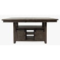thumbnail image 1 of Jofran Madison County Rustic Reclaimed Pine Farmhouse Adjustable Height 72" Dining Table, 1 of 9