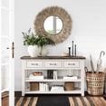 thumbnail image 1 of Jofran Madison County Rustic Reclaimed Pine Farmhouse Harris 50" Sofa Console Table, 1 of 10