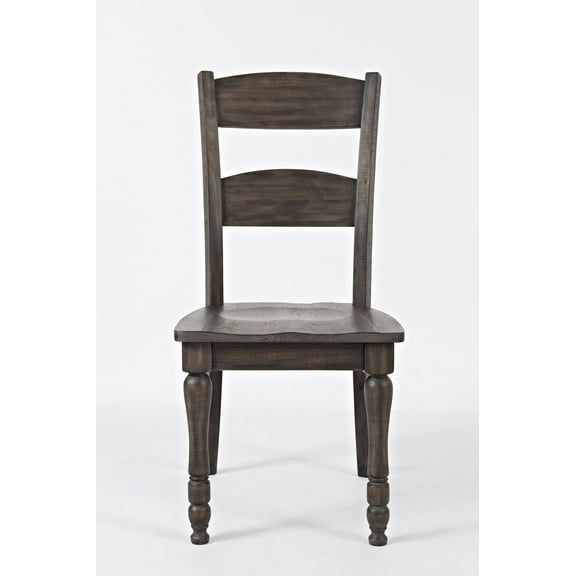 Jofran Madison County Rustic Reclaimed Pine Farmhouse Ladderback Dining Chair (Set of 2)