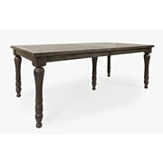 Jofran Madison County Rustic Reclaimed Pine Farmhouse Rectangle Extension Dining Table