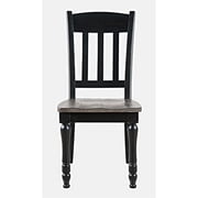 Jofran Madison County Rustic Reclaimed Pine Farmhouse Slatback Dining Chair (Set of 2)