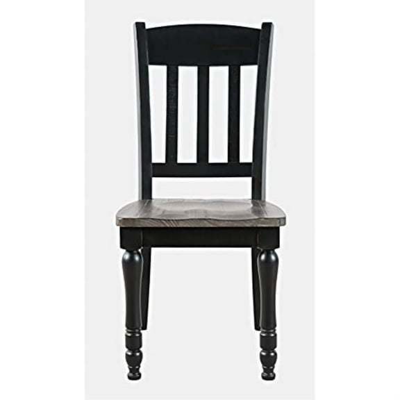 Jofran Madison County Rustic Reclaimed Pine Farmhouse Slatback Dining Chair (Set of 2)