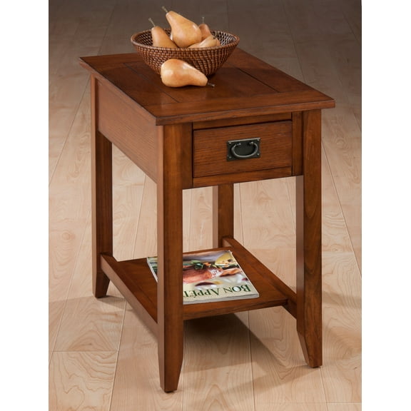 Jofran Mission Oak Chairside Table
