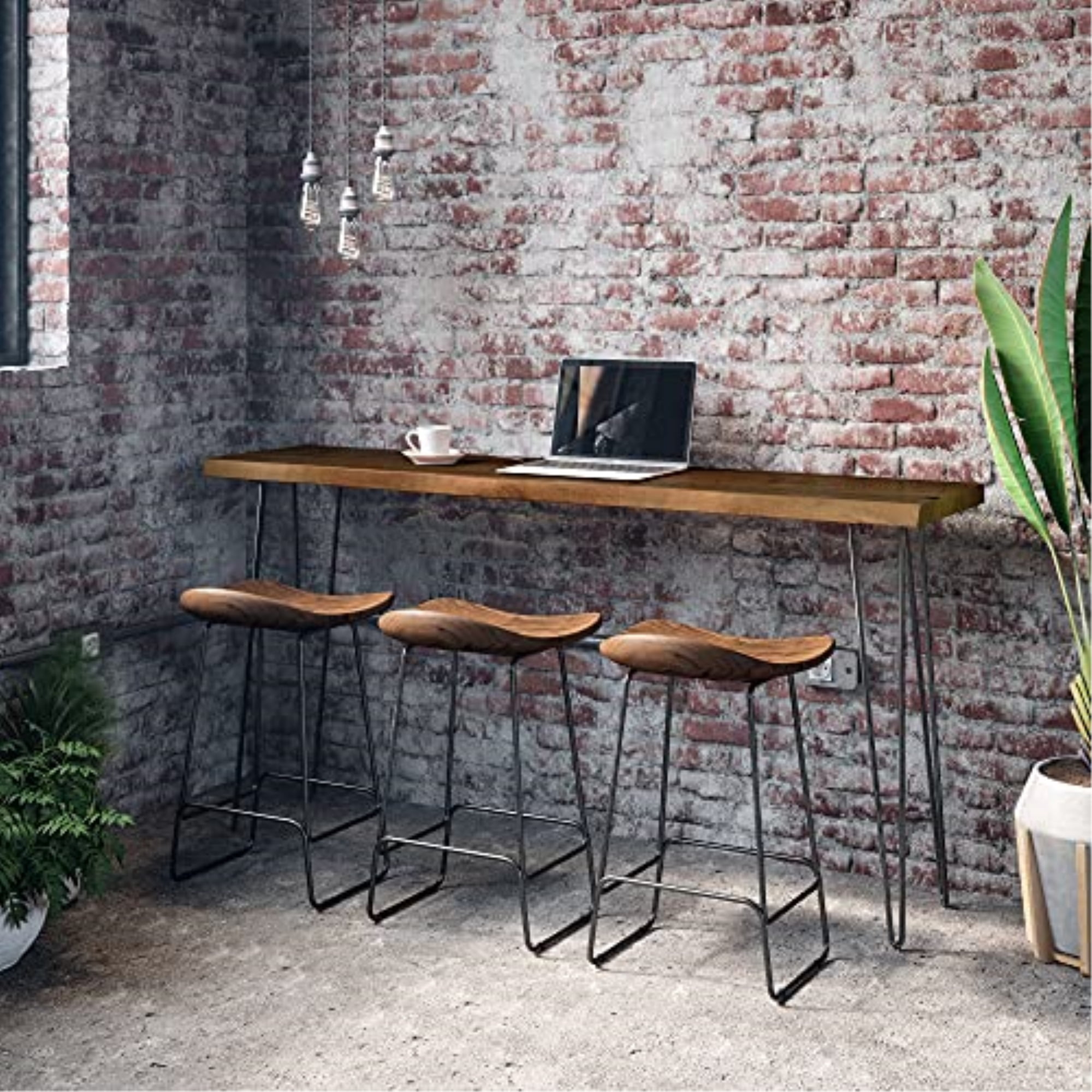 Jofran Nature's Edge Counter Stool - Thumbnail 2