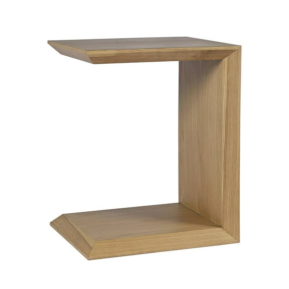 Jofran Nobu Modern Beveled Angle Wood Accent End C-Table
