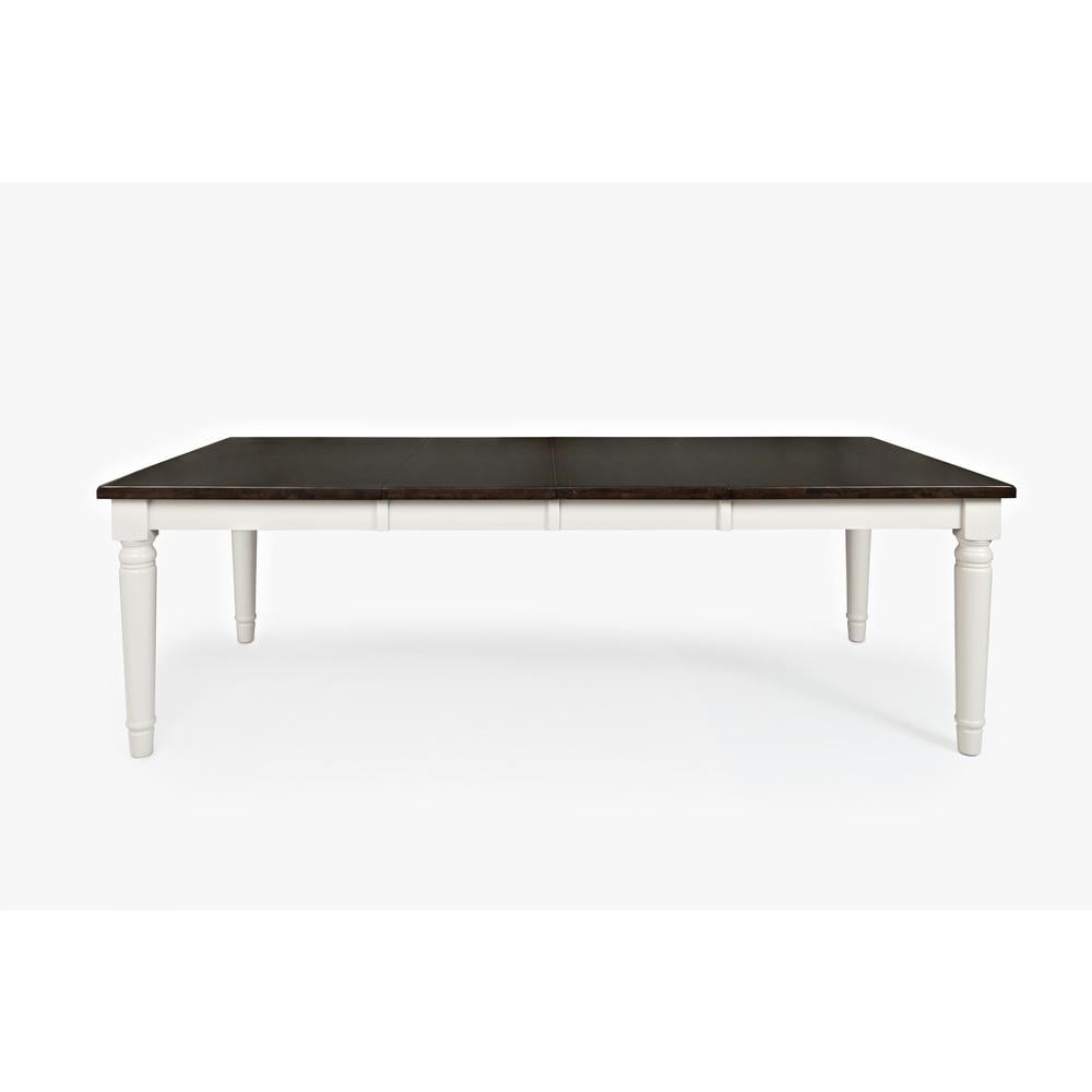 Orchard Park 42"x96" Transitional Grey & Brown Solid Wood Dining Table