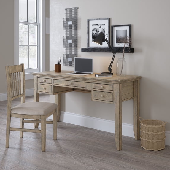 Jofran Rustic Shores Coastal Style USB Charging Desk and Chair Set