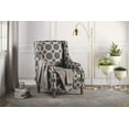 thumbnail image 1 of Jofran Sanders Geometric Pattern Luxury Accent Upholstered Accent Chair, 1 of 2