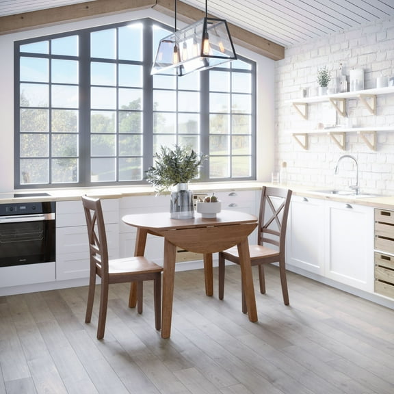 Jofran Simplicity Solid Wood Classic Cross-Back Dining Chair (Set of 2)