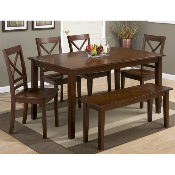 Simplicity Solid Wood Classic Cross-Back Dining Chair (Set of 2)