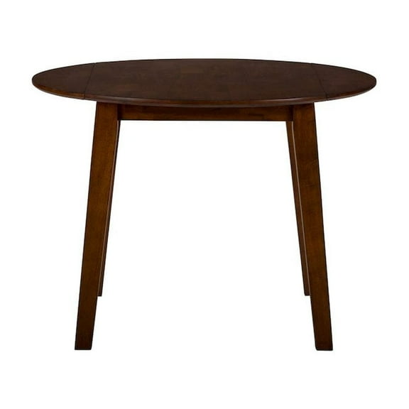 Jofran Simplicity Solid Wood Classic Round Drop-leaf Table