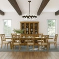 thumbnail image 1 of Jofran Telluride Rustic Distressed Pine Sideboard Buffet Hutch with LED Lights, 1 of 7