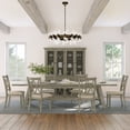 thumbnail image 1 of Jofran Telluride Seven Piece Rustic Distressed Pine 127" Extendable Dining Set, 1 of 11