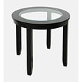 thumbnail image 1 of Jofran Urban Icon Contemporary 42" Round Counter Height Glass Inlay Dining Table, 1 of 3