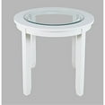 thumbnail image 1 of Jofran Urban Icon Contemporary 42" Round Counter Height Glass Inlay Dining Table, 1 of 6
