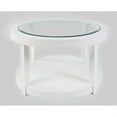 thumbnail image 1 of Jofran Urban Icon Contemporary Round Glass Inlay Coffee Table, 1 of 5