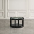 thumbnail image 1 of Jofran Urban Icon Contemporary Round Glass Inlay Coffee Table, 1 of 6