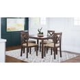 thumbnail image 1 of Jofran Walnut Creek 5 Pack Dining Set - Dining Table with 4 Chairs, 1 of 4
