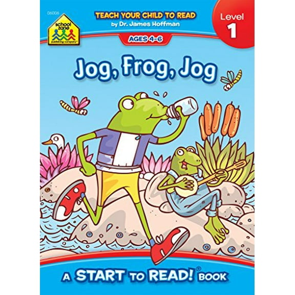 Pre-Owned School Zone Jog Frog Jog, Start to Read! Book Level 1 by School Zone (Paperback)