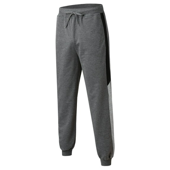 Jogger Pants Men Slim Fit Casual Outdoor Sports Comfortable Stretch Trousers With Color Block Men Pants Casual GY2 S