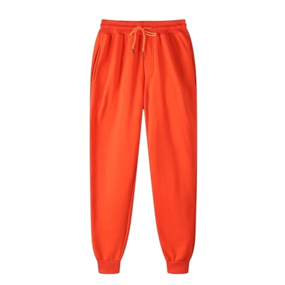Jogger Pants for Women New Women's Sweatpants Hiking Cargo Pants Casual Workout Athletic Joggers Drawstring Waist Sweat Pants with Pockets Womens Pants Casual Orange 4XL New