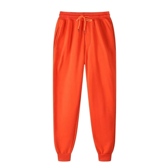 Jogger Pants for Women New Women's Sweatpants Hiking Cargo Pants Casual Workout Athletic Joggers Drawstring Waist Sweat Pants with Pockets Womens Pants Casual Orange 4XL New