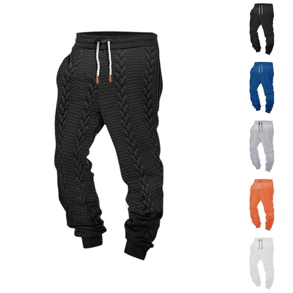 Jogger Pants for Men - Comfortable Breathable Sweatpants with Pockets and Elastic Waistband for Travel & Commute