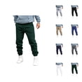 thumbnail image 1 of Jogger Pants for Men - Comfortable Breathable Sweatpants with Pockets and Elastic Waistband for Travel & Commute, 1 of 8
