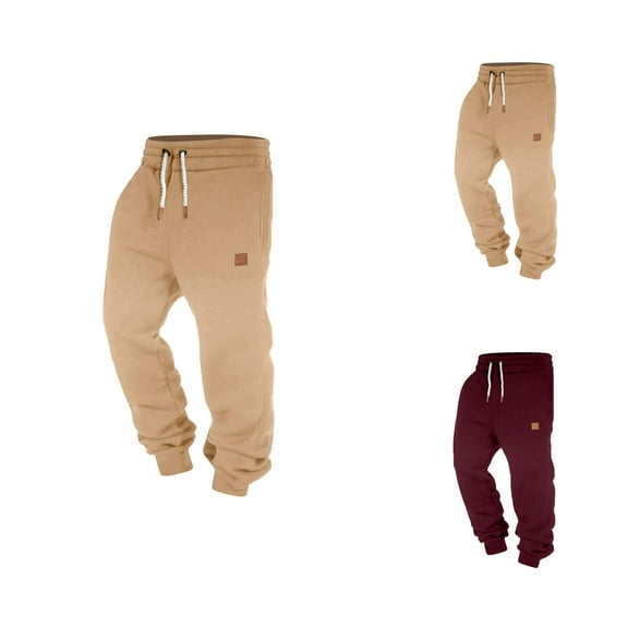 Jogger Pants for Men - Comfortable Breathable Sweatpants with Pockets and Elastic Waistband for Travel & Commute