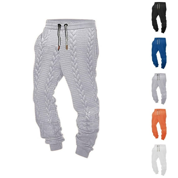 Jogger Pants for Men - Comfortable Breathable Sweatpants with Pockets and Elastic Waistband for Travel & Commute