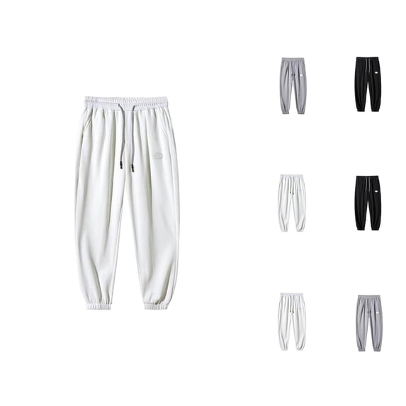 Jogger Pants for Men - Comfortable Breathable Sweatpants with Pockets and Elastic Waistband for Travel & Commute