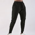 thumbnail image 1 of Jogger Pants for Men Tapered Slim Fit Drawstring Sweatpants Breathable Stretch Active Trousers Paneled Design Ankle Zipper Workout Outfits, 1 of 5
