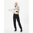 thumbnail image 1 of Jogger Sweatpants High Rise Relax Cut Zipper Pocket Detail, 1 of 6