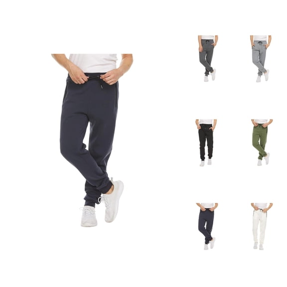 Jogger Sweatpants for Men Elastic Waist Drawstring Slim Fit Casual Joggers with Pockets Sports Running Trousers