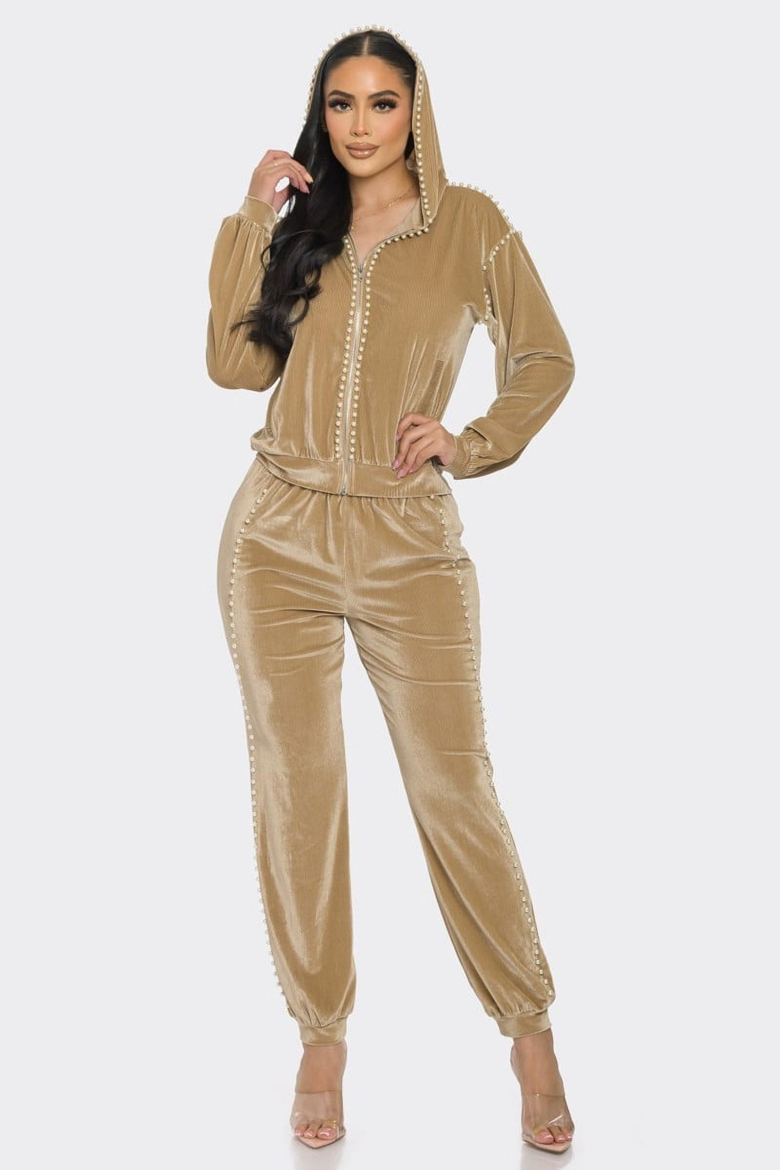 2pc Pearl Long Sleeve Jogger Set