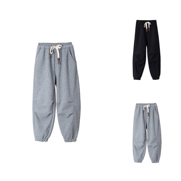 Joggers for Girls School Pants for Girls Girls Casual Winter Pants for Children Thick Sports Trousers for Boys and Girls Warm and Comfortable Polyester Bottoms