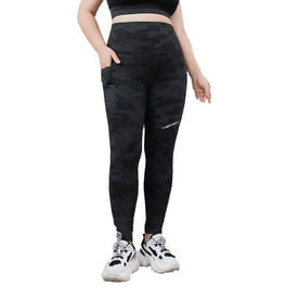 【wjk】workout pants blackcamo emboss Athletic Works Women's Plus Size Core Active Relaxed Fit