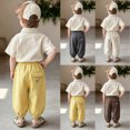 thumbnail image 1 of Joggers for Boys 6M-12T Cute Baggy Sweatpant Wide Leg Sweatpantss with Pockets Workout Athletic Pants Kids Grey Sweatpants Size 11-12 Years, 1 of 6