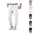 thumbnail image 1 of Joggers for Men Elastic Waist Drawstring Casual Lightweight Sweatpants with Pockets Jogging Pants Trousers, 1 of 7