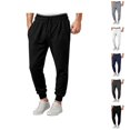 thumbnail image 1 of Joggers for Men Elastic Waist Drawstring Casual Lightweight Sweatpants with Pockets Jogging Pants Trousers, 1 of 7
